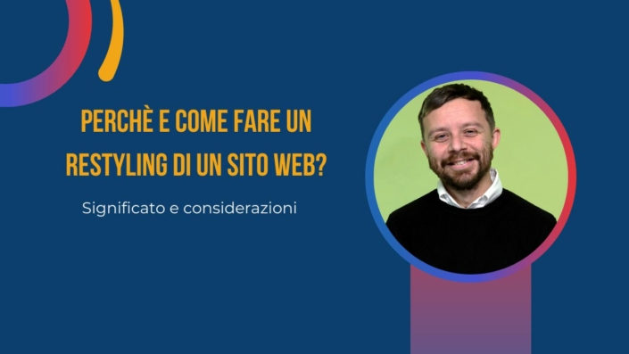 perchè e come rifare un sito web